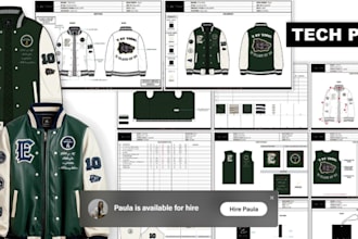 do tech pack design activewear, medical wear, sports wear and gym wear