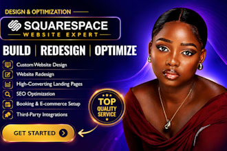 build squarespace website figma squarespace landing page website