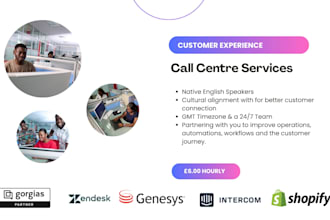 provide customer support call centre services