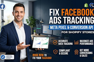 fix facebook ads tracking with meta pixel and conversion API for shopify