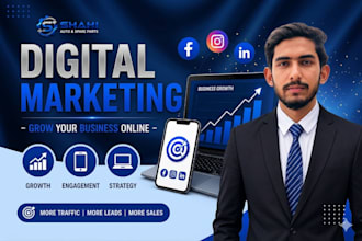 be your professional digital marketing manager for business growth