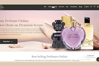 design perfume shopify store perfume website fragrance store cologne store