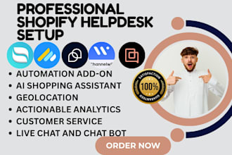 setup shopify helpdesk commslayer herodesk reamaze willdesk crisp gorgias tidio