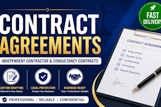 draft independent contractor and consultancy agreements