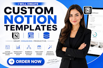 create a custom notion template for your workflow