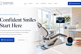 build squarespace dental clinic website squarespace dentist orthodontist website