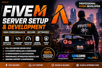 create, fix, and optimize your fivem server esx, qbcore
