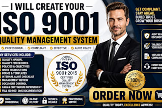 create your iso 9001 quality management system