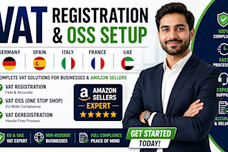 vat oss registration, vat deregistration, germany, italy, spain, france uae