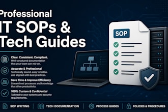 write professional IT sops and technical guides for your business