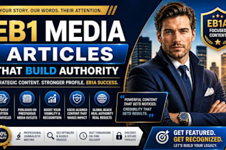 build your eb1a media coverage portfolio with published authority articles