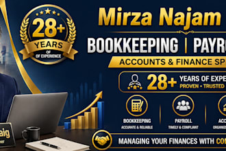do bookkeeping, and payroll services in quickbooks and excel