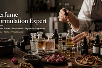 formulate perfume fragrance oil blends, cologne and natural unique scent
