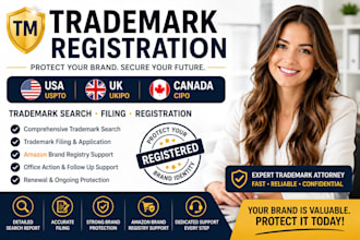 do trademark search, trademark registration for USA, UK, and canada