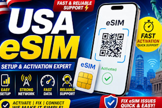 help you set up and activate USA esim with fast and reliable support