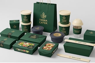 custom packaging box design product branding box mailer box design dieline