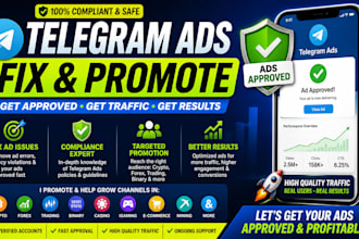 fix telegram ad disapproval issues, telegram ads, telegram forex promotion