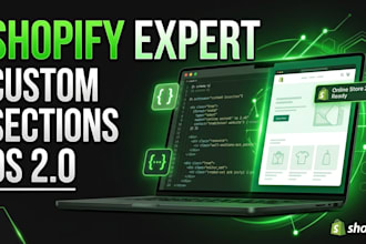 develop custom shopify sections and fix bugs for themes