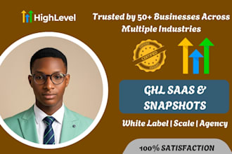 setup gohighlevel saas mode and custom agency snapshots