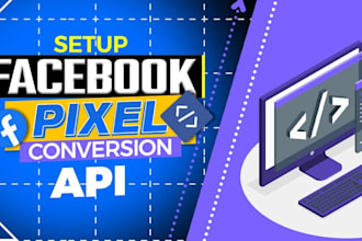 set up meta pixel, conversion API and event tracking for your funnel or website