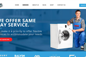 design wix furnace repair website hvac contractor heating repair website