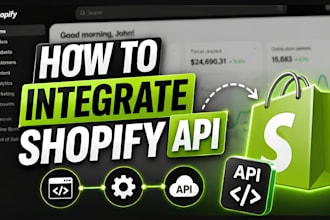 integrate shopify API, amazon sp, ebay api, soap, stripe API, dhl shipping API
