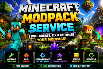 fix install build optimize custom minecraft forge modpack server setup quests