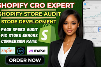 do shopify cro audit and store design to boost conversion rate as shopify expert