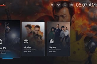 rebrand one TV iptv app with multi dns, custom background and web panel