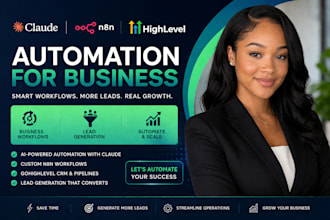 claude n8n gohighlevel automation for business workflows and lead generation