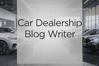 write SEO car blogs that rank dealerships on google