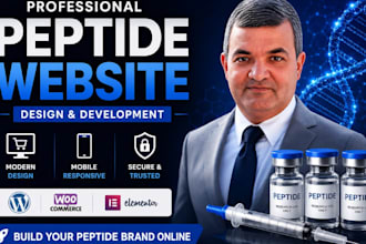 build fda compliant peptide supplement nutraceutical website woocommerce peptide