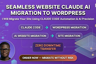 migrate claude code website to wordpress, claude automation ai website migration