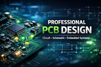 custom pcb design, analog circuit design, digital circut design,esp32,stm32