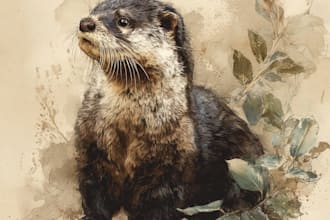 create realistic animal illustration
