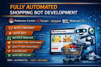 develop your shopping bot for you