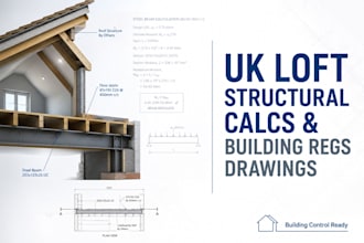 provide structural calculations and building regs drawings for loft conversion