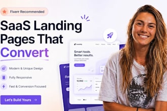 design saas landing page, ai startup website, mvp beta launch