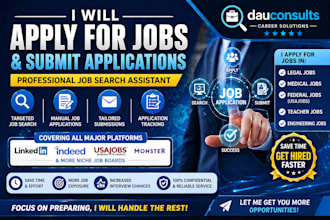 apply for jobs and submit job applications for you professionally