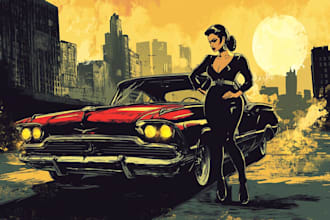 comic book illustration with comic book illustrator