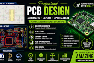 redesign pcb schematic circuit board, pcb optimization, pcb review manufacturing