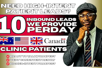 300 exclusive USA clinic patient leads, hospital patient leads, google ads