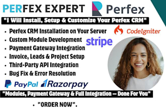 install, setup and customize your perfex CRM with modules