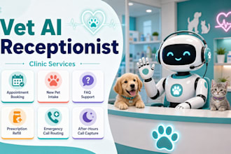 vet clinic ai receptionist vapi ai caller inbound calling faqs vet clinic n8n