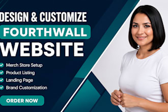 setup fourth wall store, website redesign merch pod store, design fourthwall