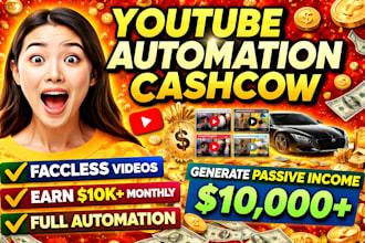 do youtube automation, faceless videos, cash cow channel, video editing top 10