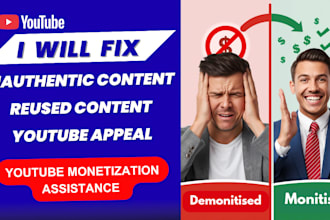 fix inauthentic content and reused content for youtube