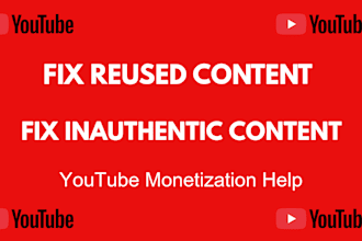 fix reused content and inauthentic content for youtube