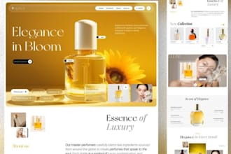 design perfume shopify store, fragrance store, perfume shopify website, cologne