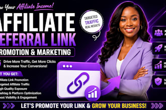affiliate referral link promotion affiliate marketing traffic
